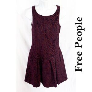 Free People Boho Purple Mini Casual Dress